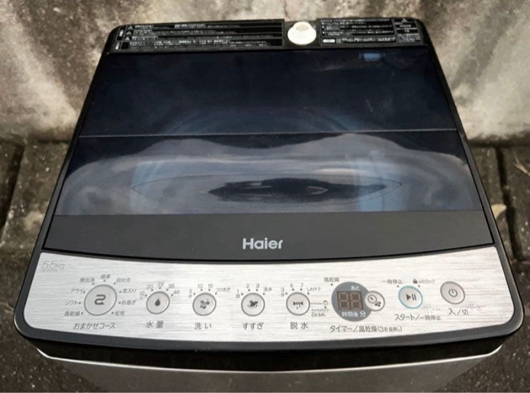【高年式】2022年式 5.5kg Haier 洗濯機 JW-XP2C55F