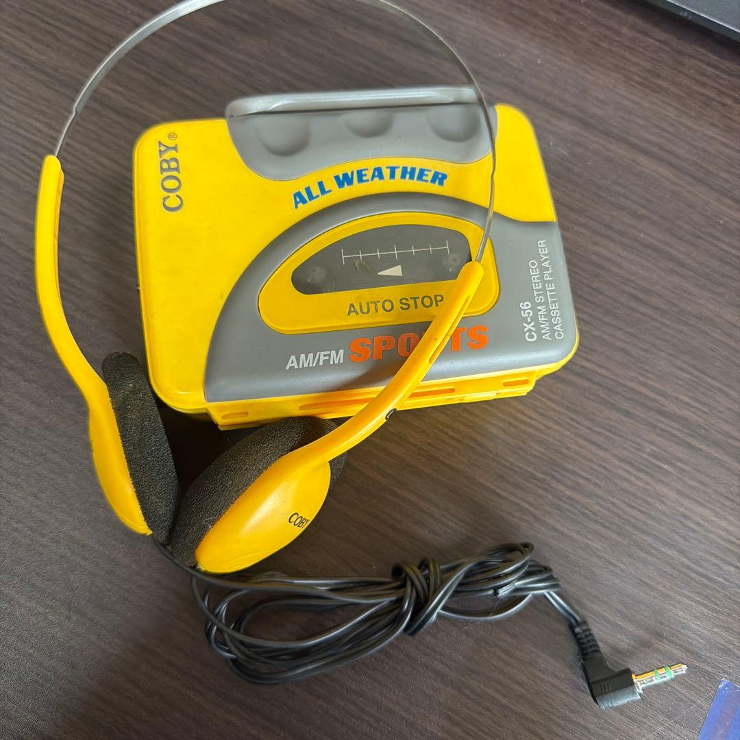 希少レア】COBY CX-56 カセットプレーヤー AM/FMラジオチューナー