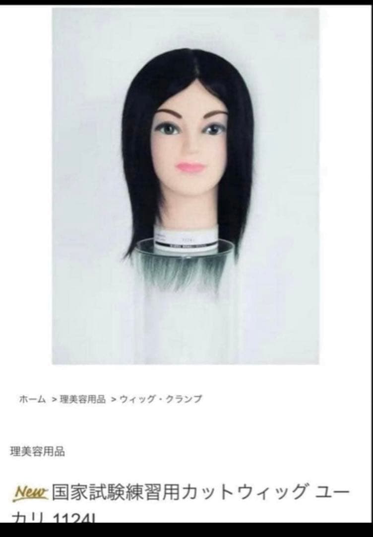 国家試験練習用ウィッグ 5体 ユーカリ1124L - メルカリ