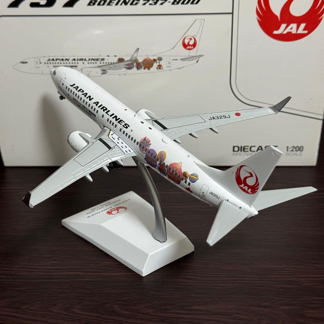 JCWings JAL JOMON B737-800 JA329J 1/200 - メルカリ