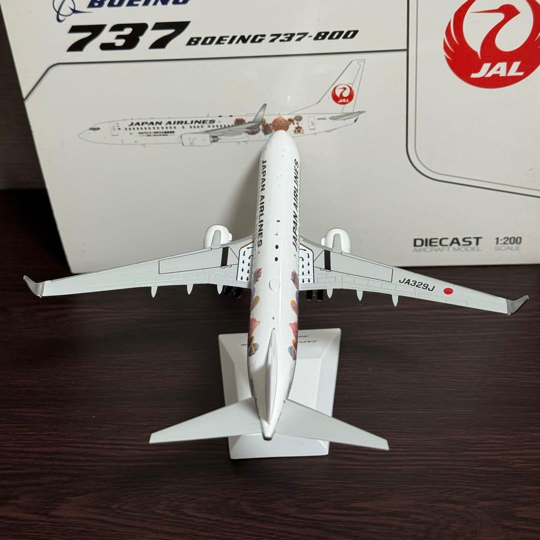 JCWings JAL JOMON B737-800 JA329J 1/200 - メルカリ