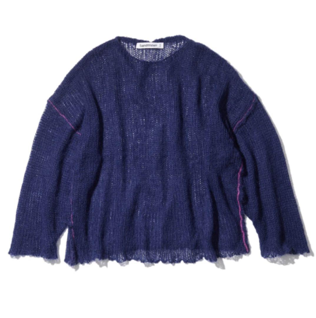 SandWaterr ボートネック ニット セーター トップス メンズ