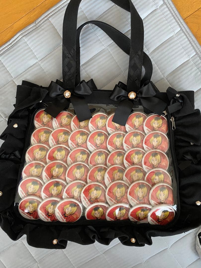 ハイキュー 横断幕 缶バッジ 孤爪研磨 痛バ - メルカリ