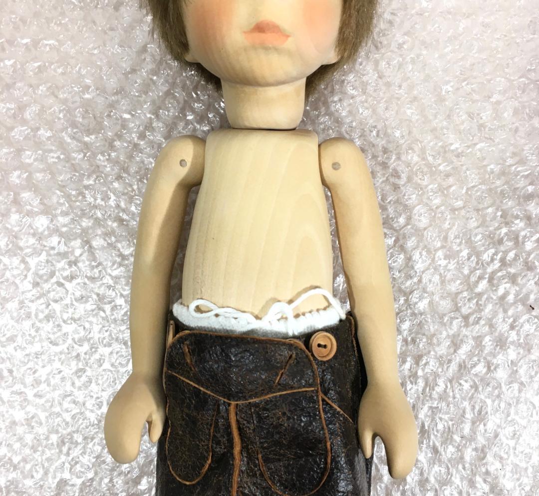 ○[美品] ポングラッツ人形 オールウッド pongratz 木製人形37cm
