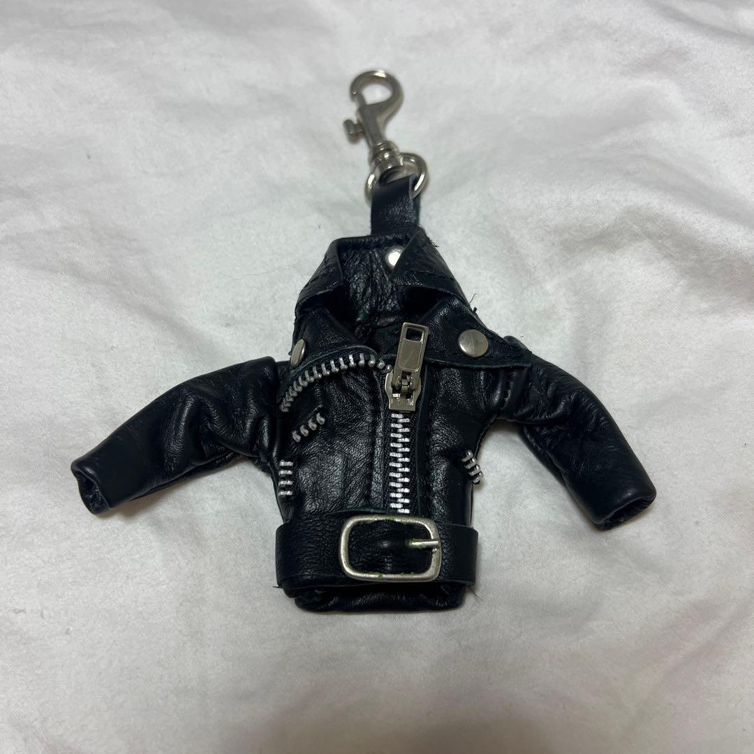 old stussy ライダース キーホルダー 革ジャン