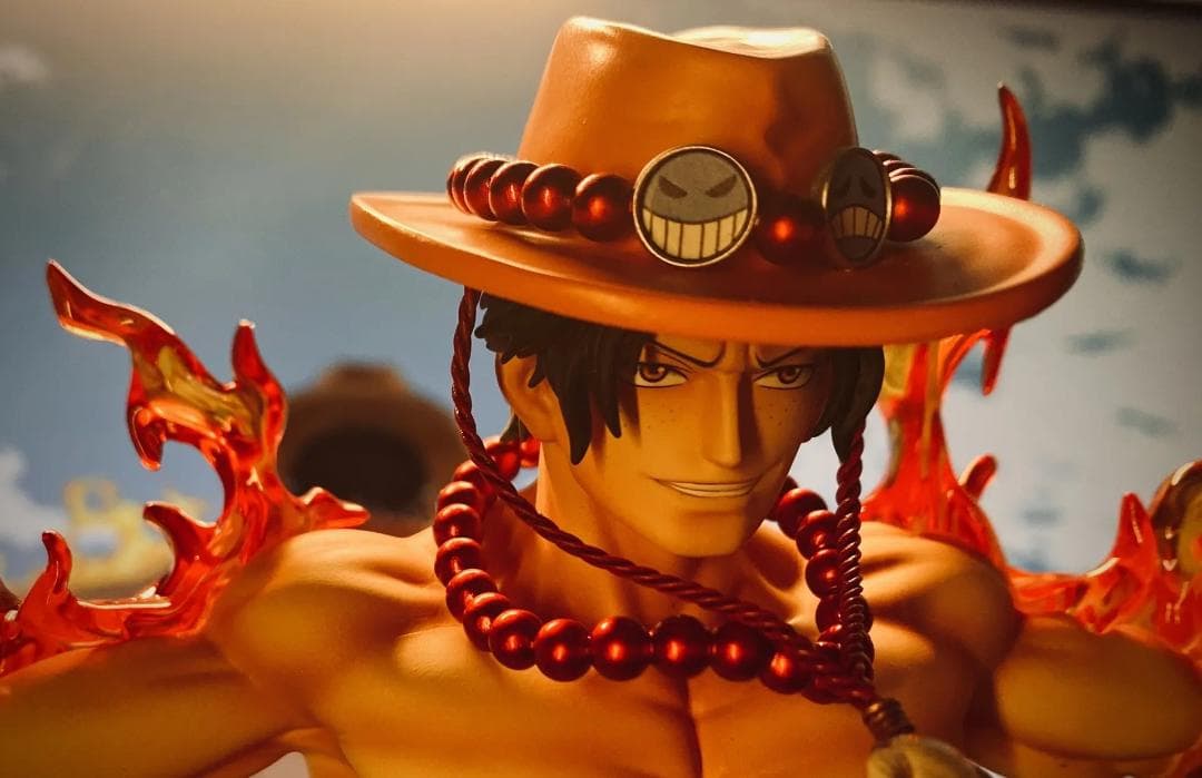 ワンピース エース フィギュア ガレージキット 塗装済み完成品 - メルカリ