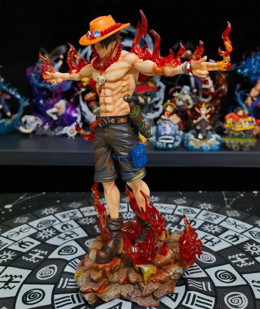 ワンピース エース フィギュア ガレージキット 塗装済み完成品 - メルカリ