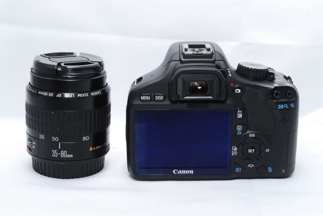 Canon kiss X4‼️ スマホ転送ケーブルSDカードレンズ清楚道具付き