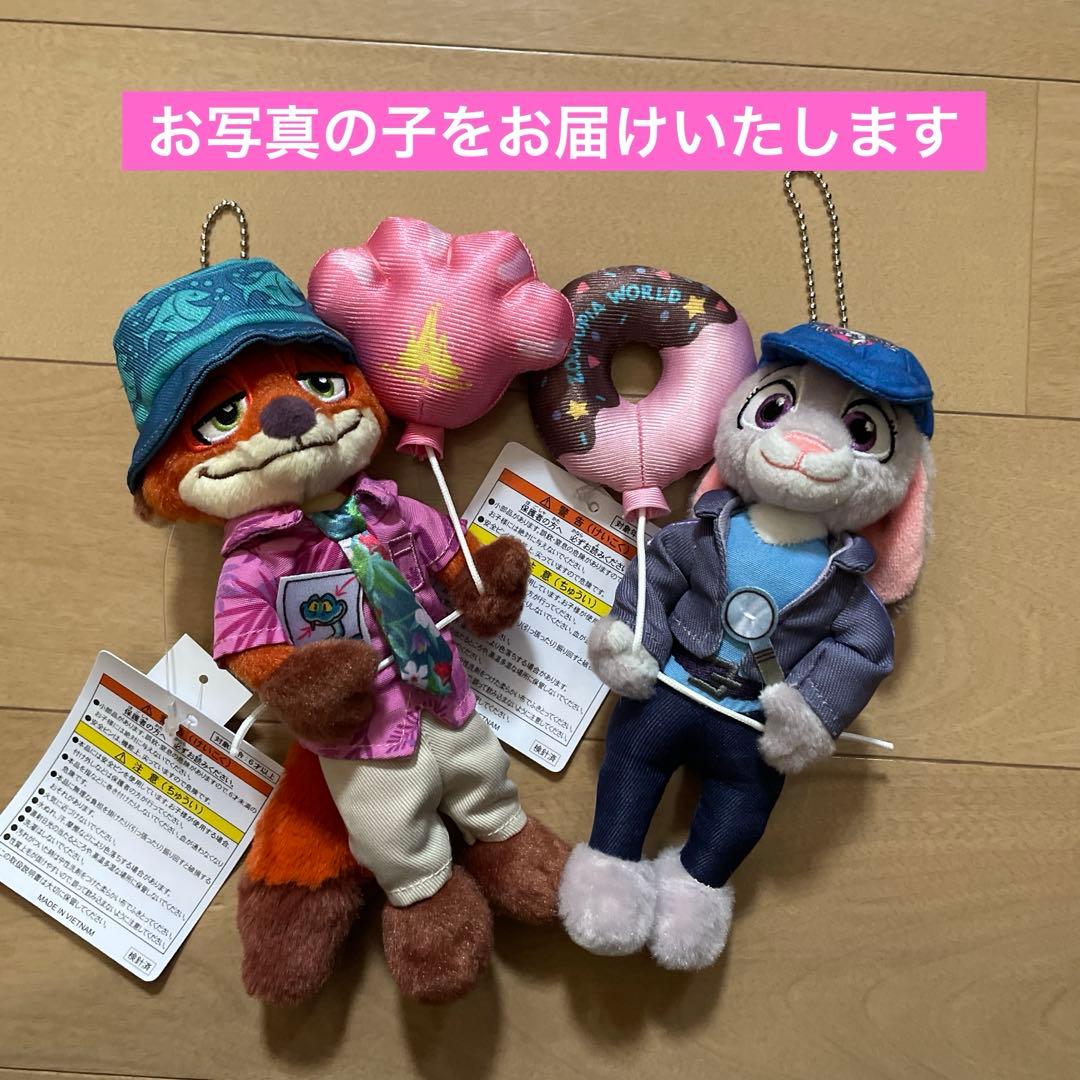 ディズニー ズートピア2 ぬいぐるみバッジ ニック ジュディ - メルカリ