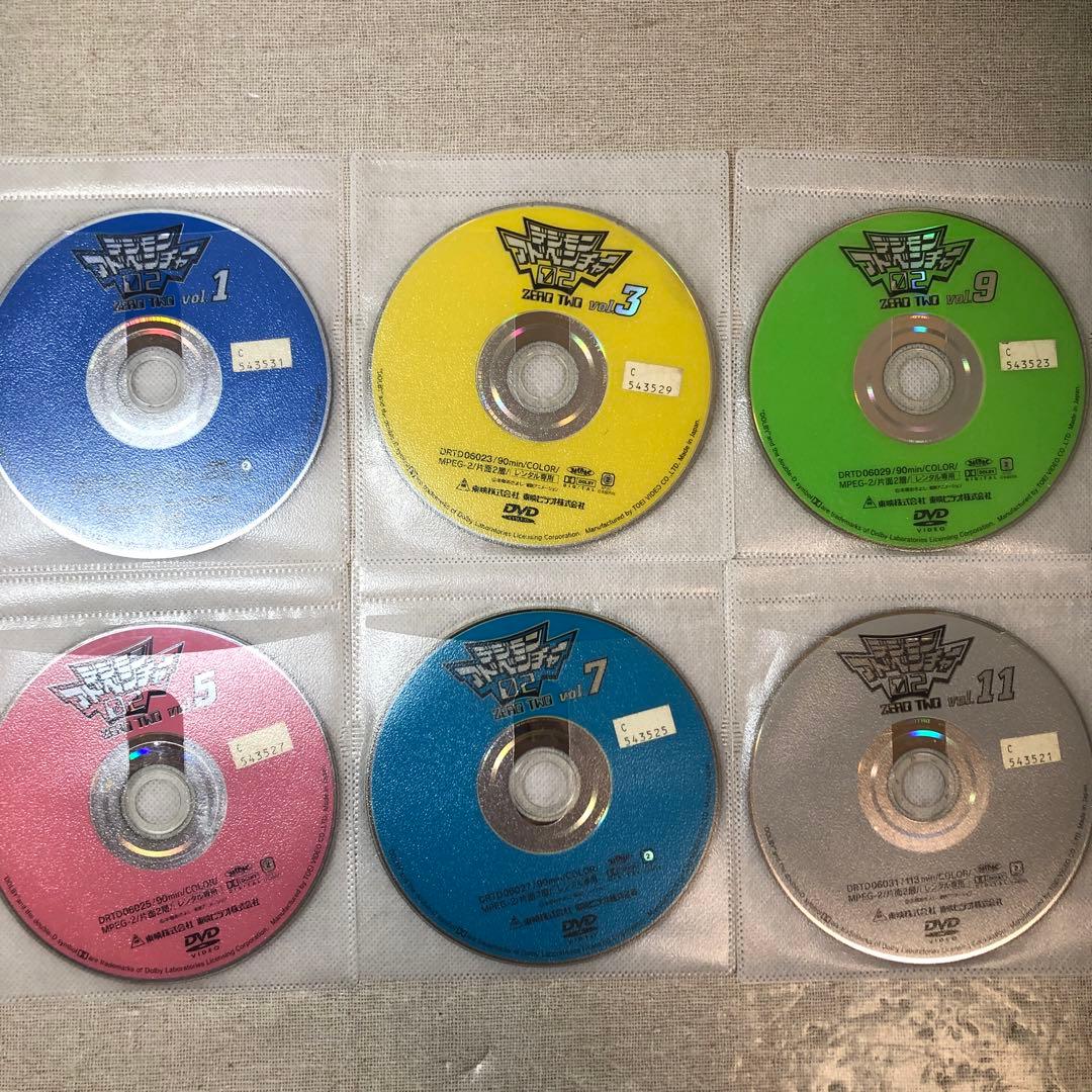 レンタル】デジモンアドベンチャー02 DVD 全12巻セット 全巻 - メルカリ