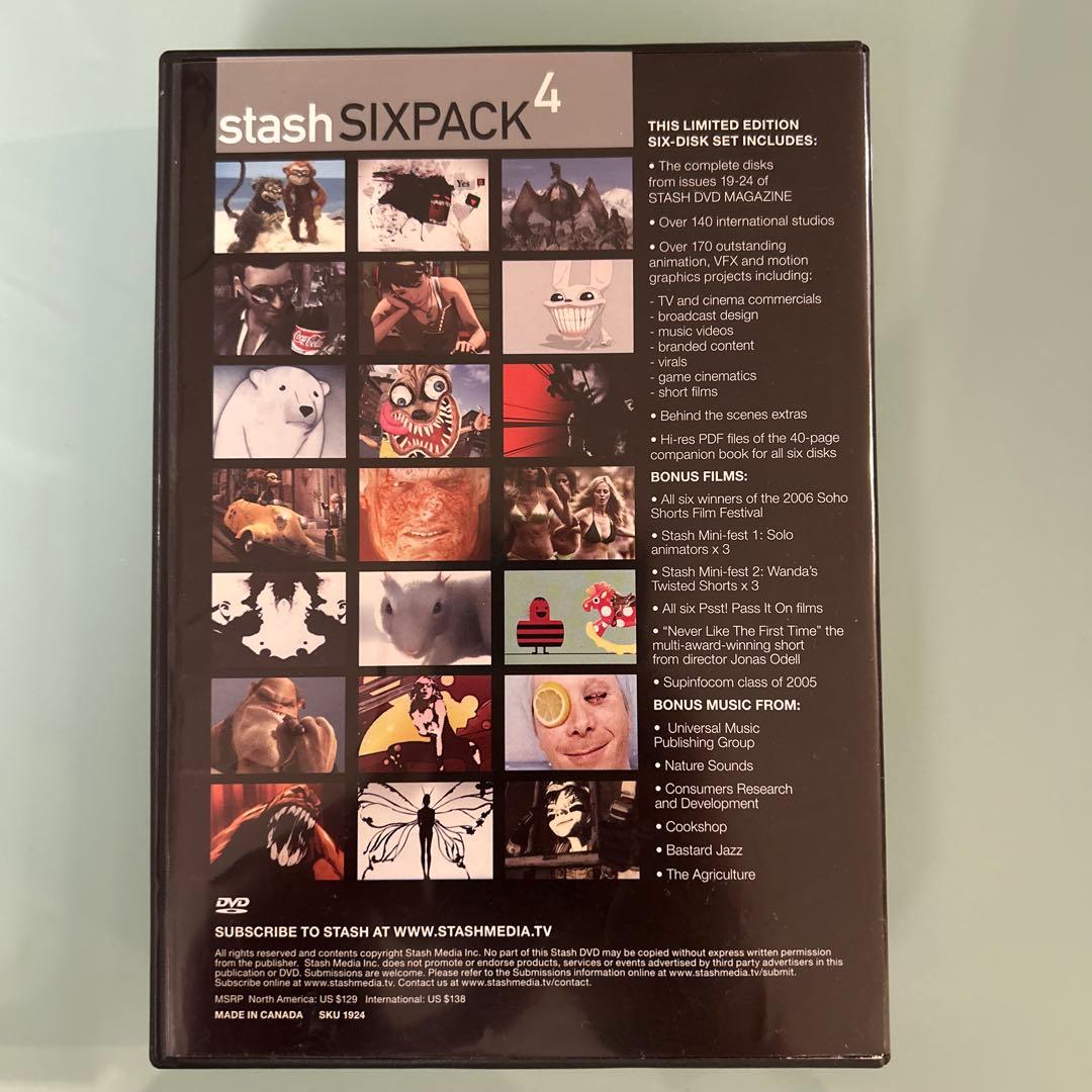 【送料込・即購入可】stash SIXPACK 4 DVD