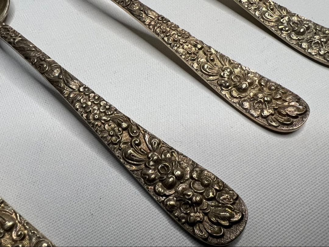 銀製】STIEFF製 SILVER ティースプーン&サラダフォーク 全12本 - メルカリ