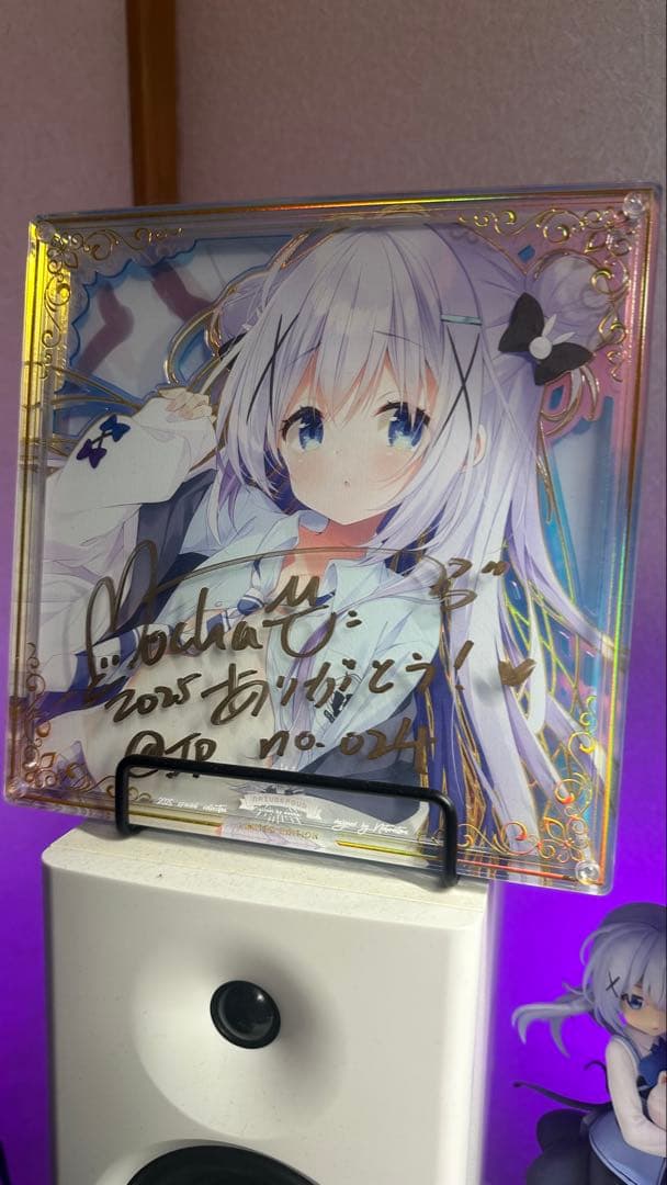 風林火山 mocha チノちゃん 2024直筆サインアクリル複製画 ごちうさ