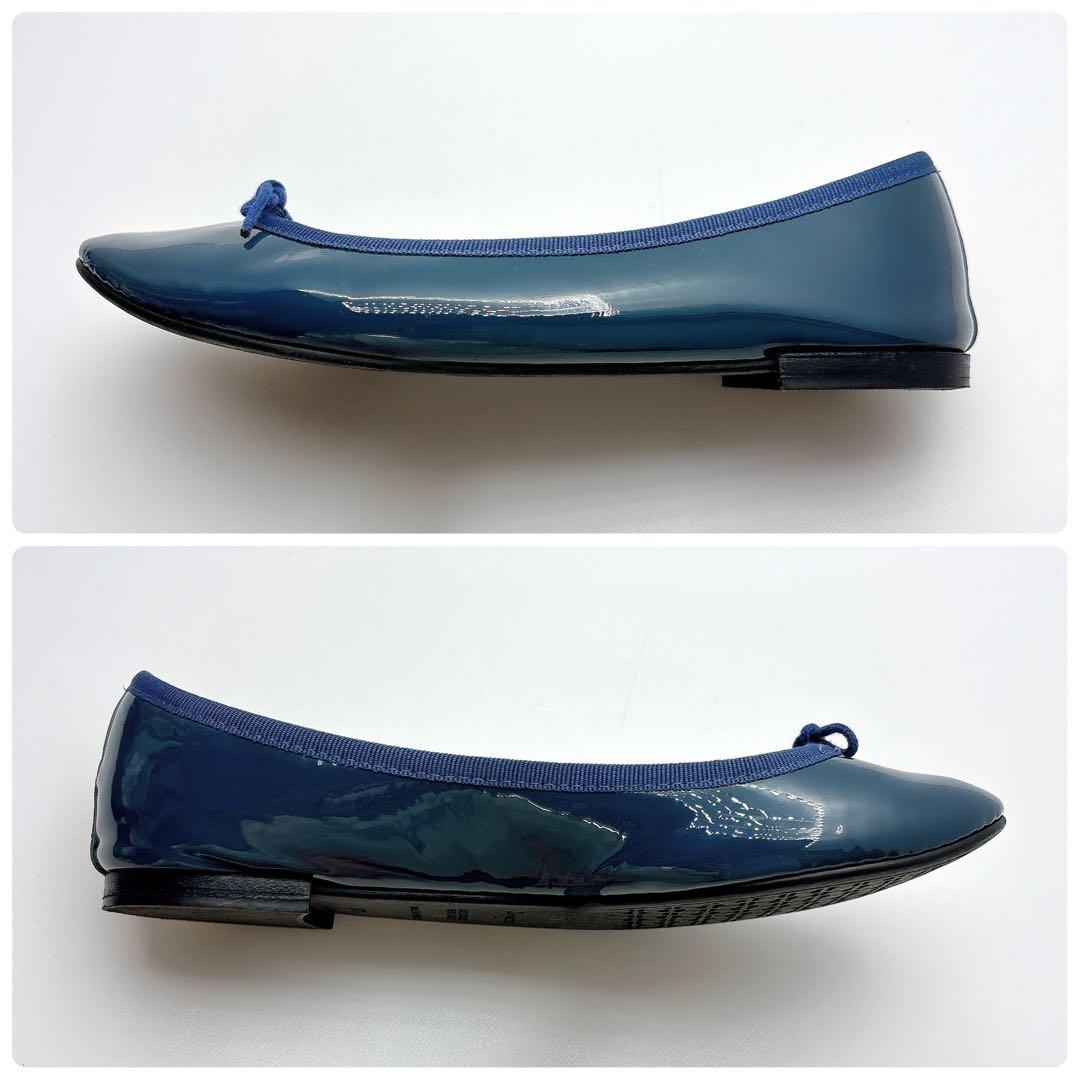レペット リリ バレエシューズ フラットシューズ ネイビー 37.5 - メルカリ