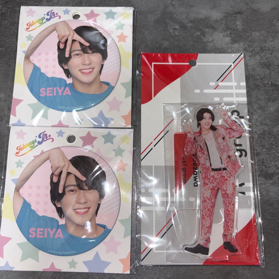 Aぇ! group 末澤誠也 アクリルスタンド 缶バッジ - メルカリ