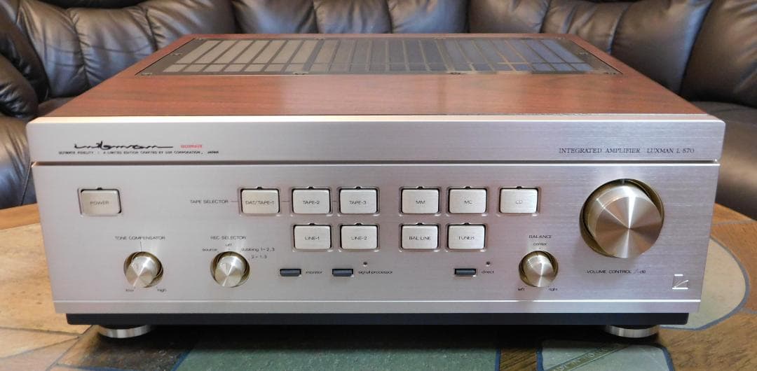 LUXMAN L-570 ピュアＡ級プリメインアンプ LUXMAN L-570の仕様 ラックスマン