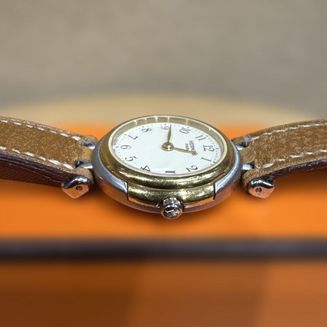 HERMES エルメス 腕時計 ウィンザーデイト シルバー - メルカリ