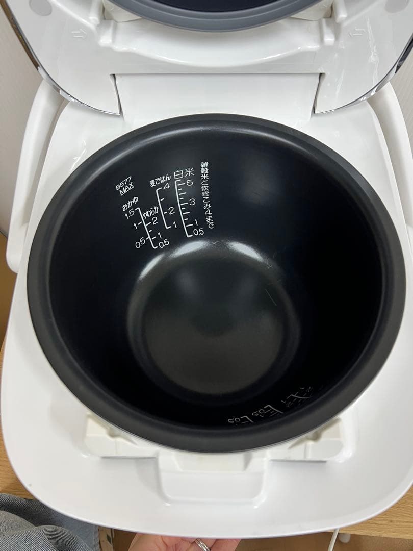 象印 圧力IH炊飯ジャー NW-PS10 5.5合炊き 1.0L 2021年製