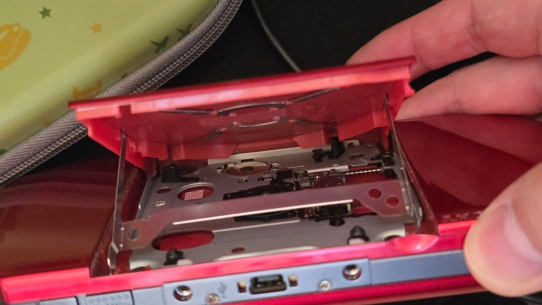 PSP 本体 ゴールド ケース付き PSP-3000 レッド&ゴールド イエロー