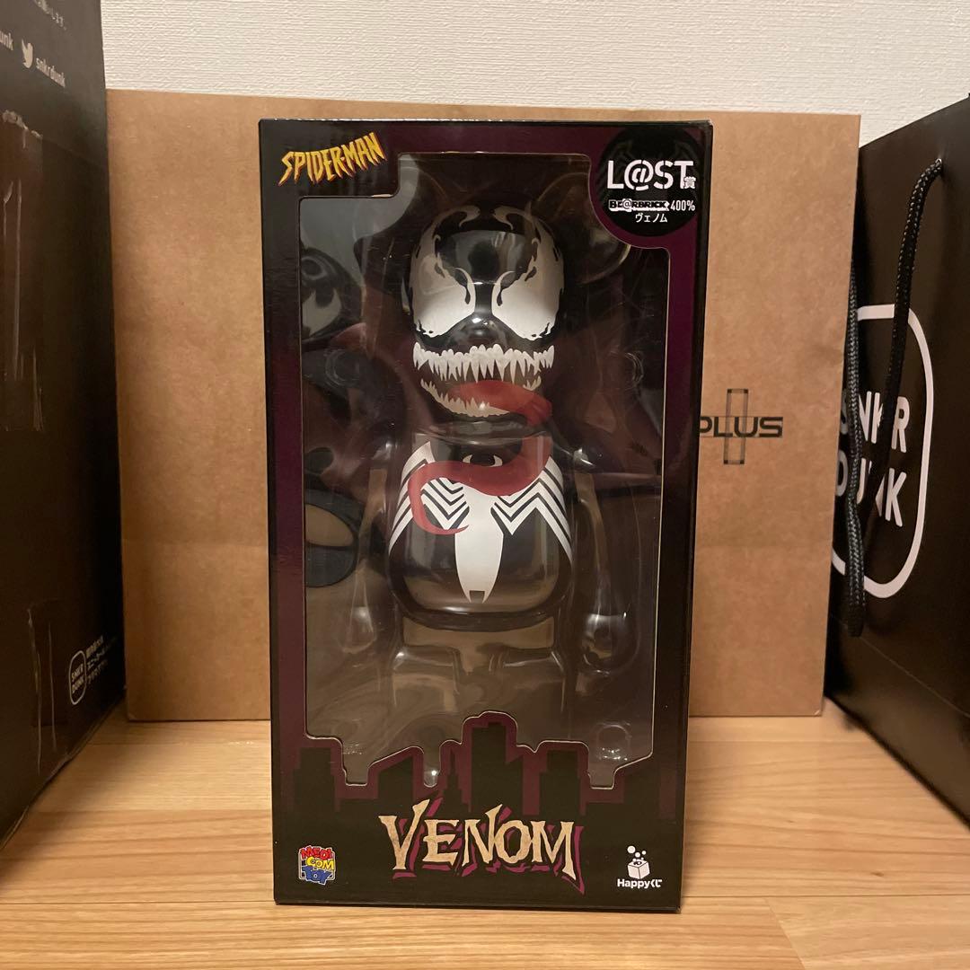 ベアブリック ヴェノム/スパイダーマン 400% 2個セット