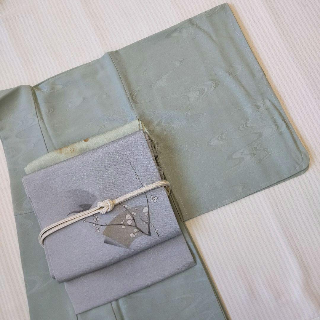 名古屋帯】未使用品✣やわらかな春待ちの梅 ― 手描き 406cm - メルカリ