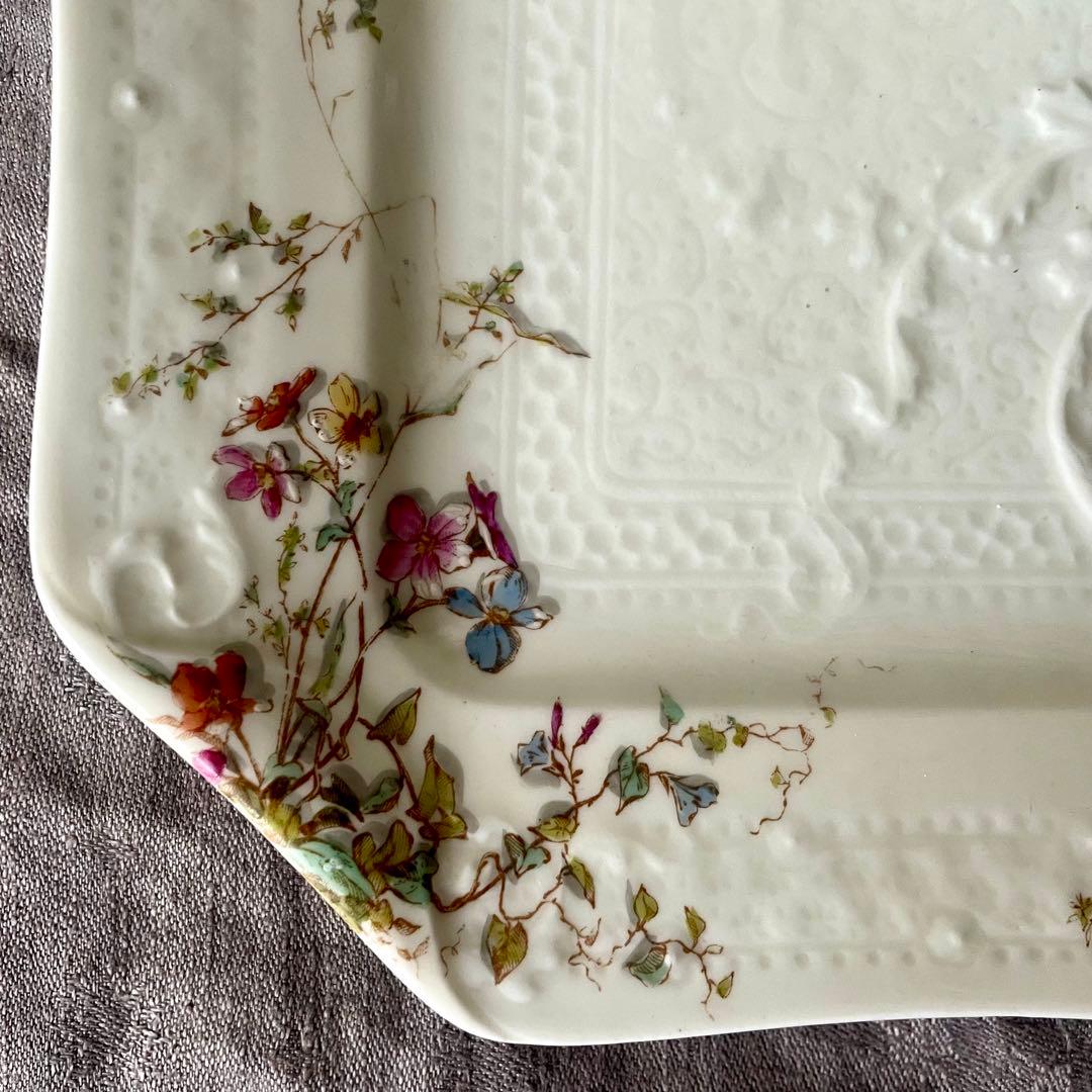 D*＊様 【希少レア美品】マジョレルナンシー×リュネヴィル隅切り角皿