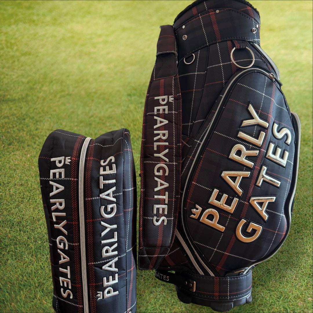 現行モデル 限定品 パーリーゲイツ キャディバッグ ノバチェック