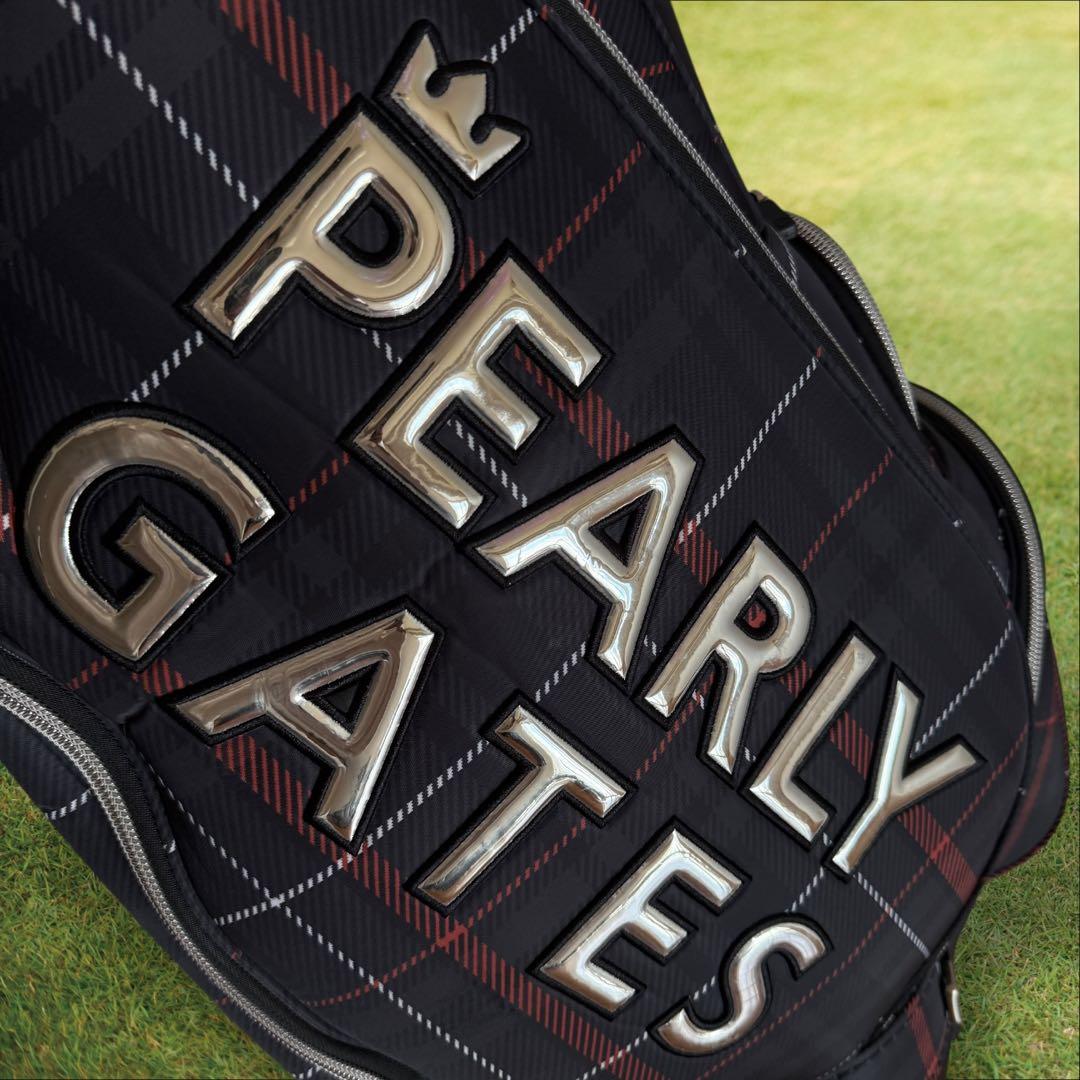 現行モデル 限定品 パーリーゲイツ キャディバッグ ノバチェック