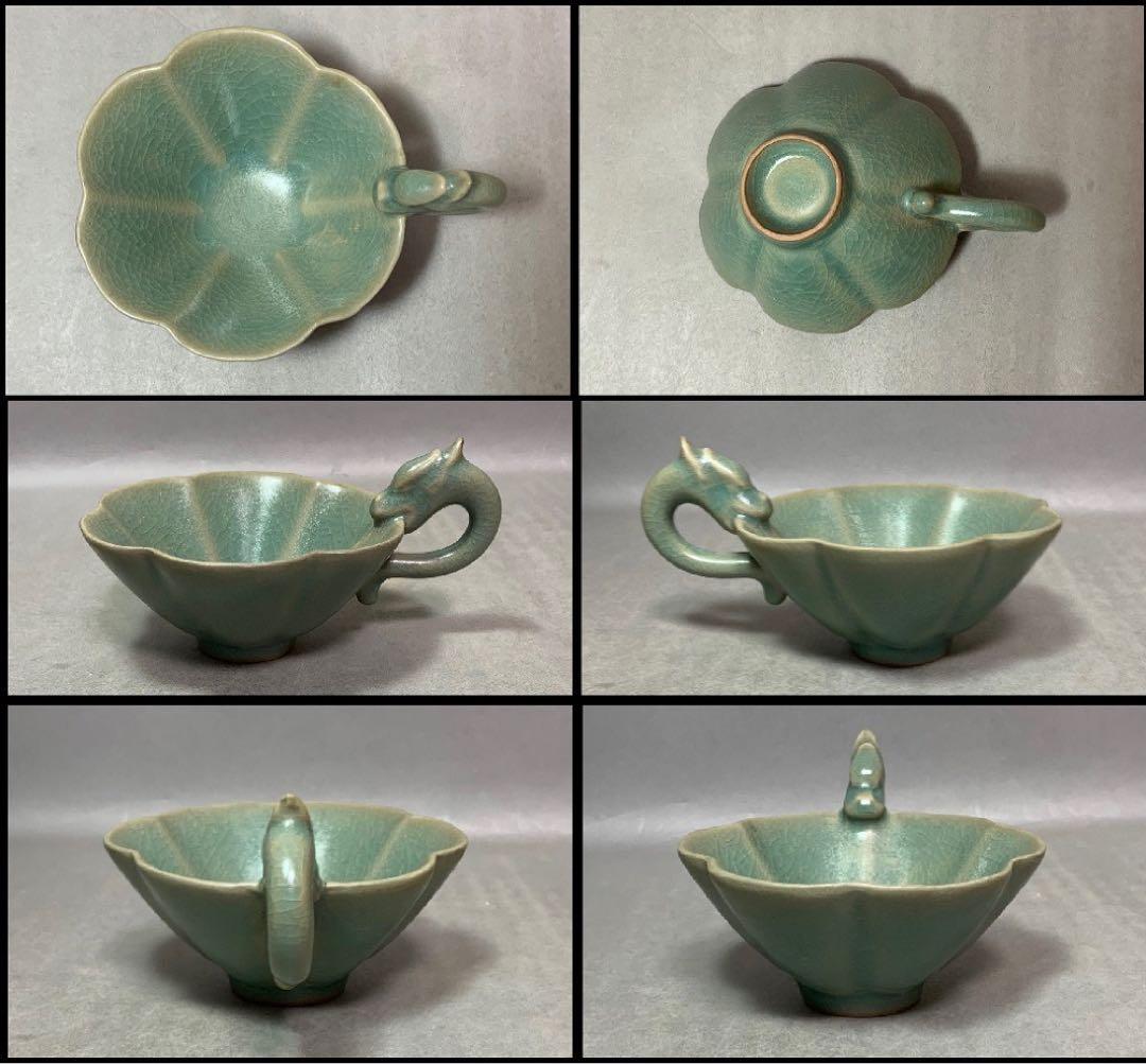 中国 六弁花形托付 龍手付花形碗 f2221203 - メルカリ