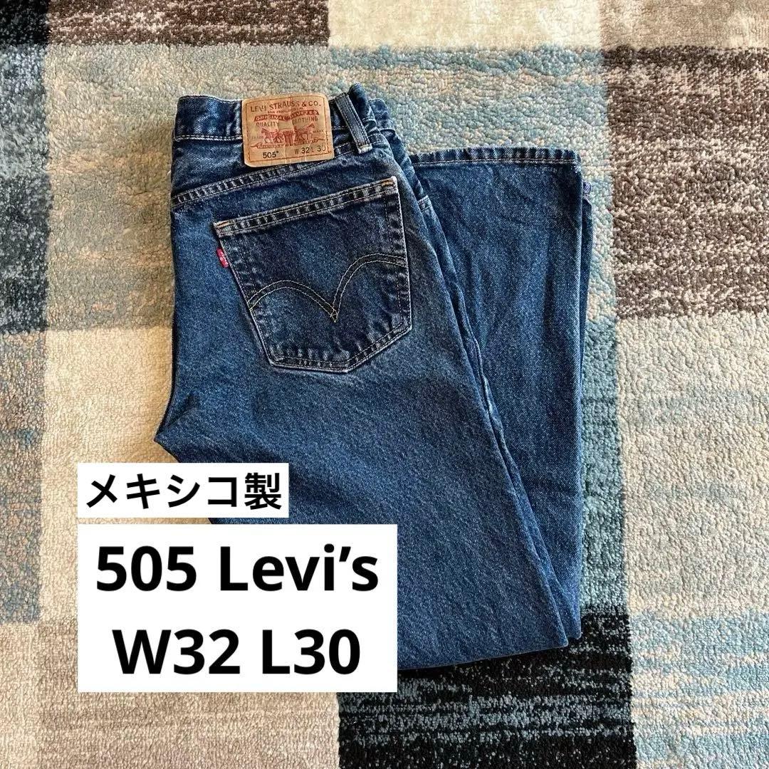 リーバイス 濃紺 505(W32 L30)メキシコ製 ボタン裏4002 - メルカリ