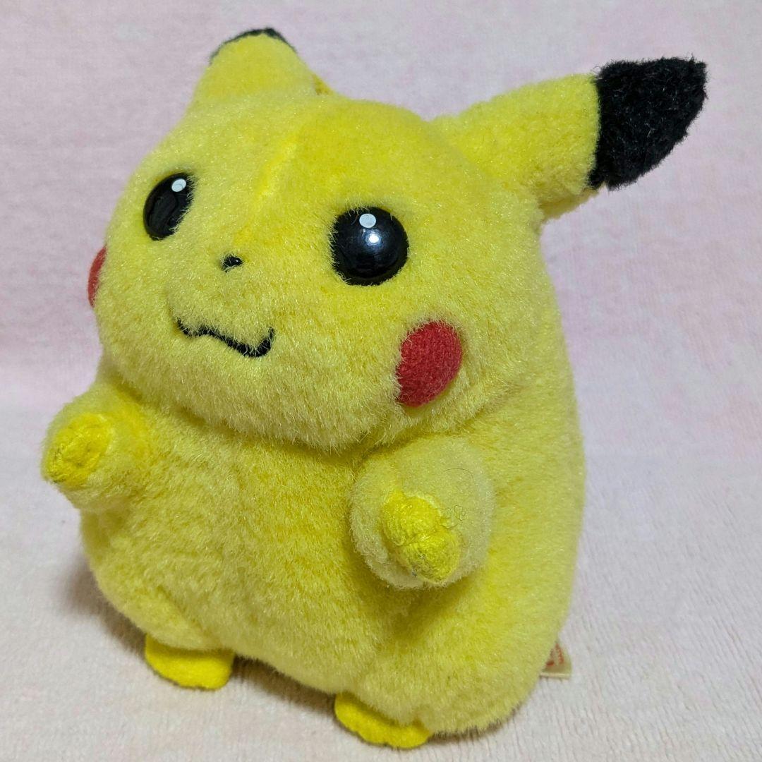 ピカチュウ TOMY ぬいぐるみ 初期ピカ ずんぐりむっくり 初代ポケモン