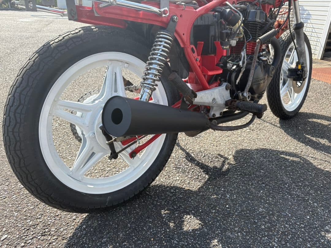 ホークⅢ ショート管 メガホン ブラック 100π CB250N CB400N - メルカリ