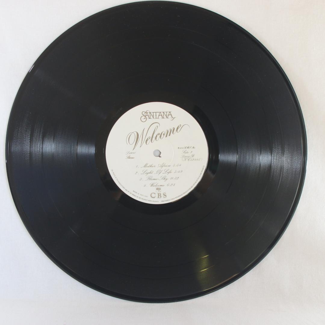 英LP Santana Welcome UKオリジナル盤 両面マト1の初回プレス