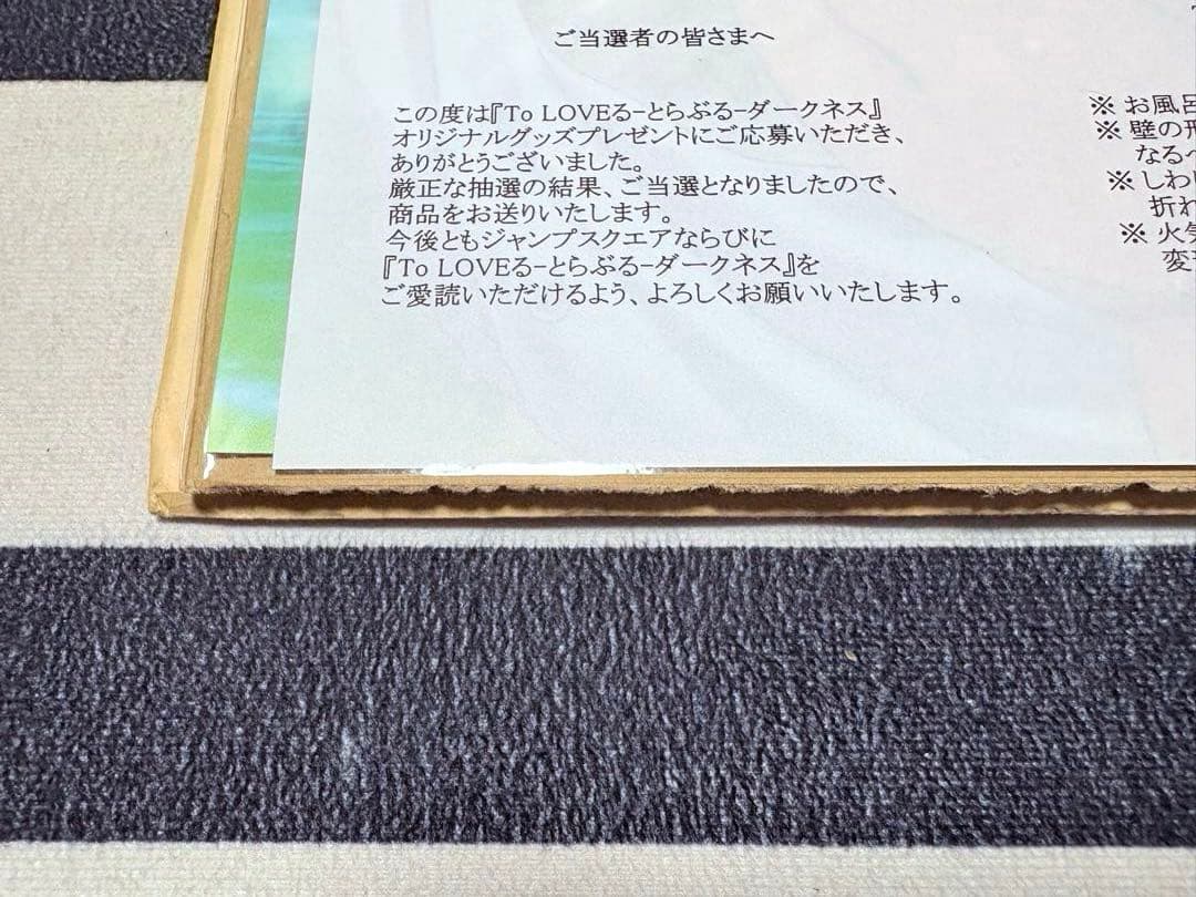 ToLoveる-とらぶる-ダークネス　ヤミお風呂ポスター&結城美柑クリアファイル