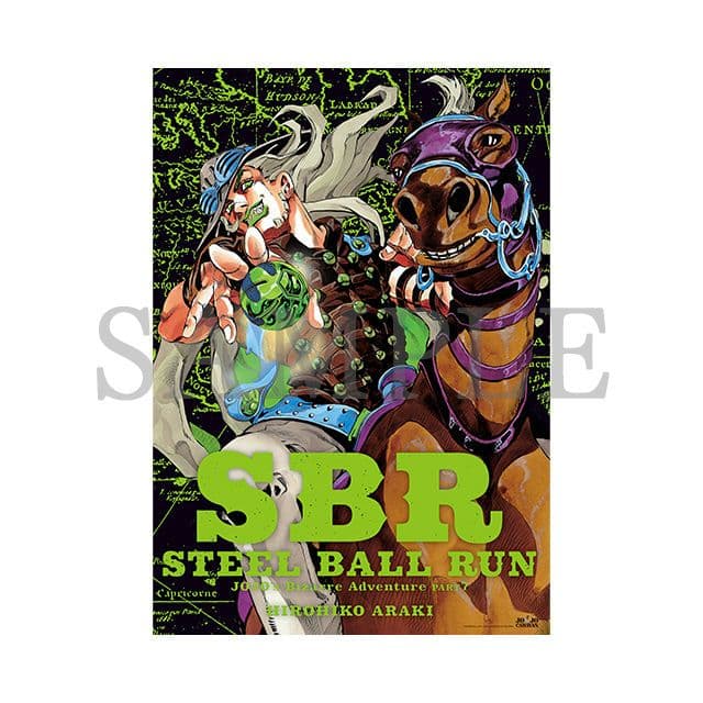 ジョジョキャラバン B2 ポスター ポストカード ショッパー クリア