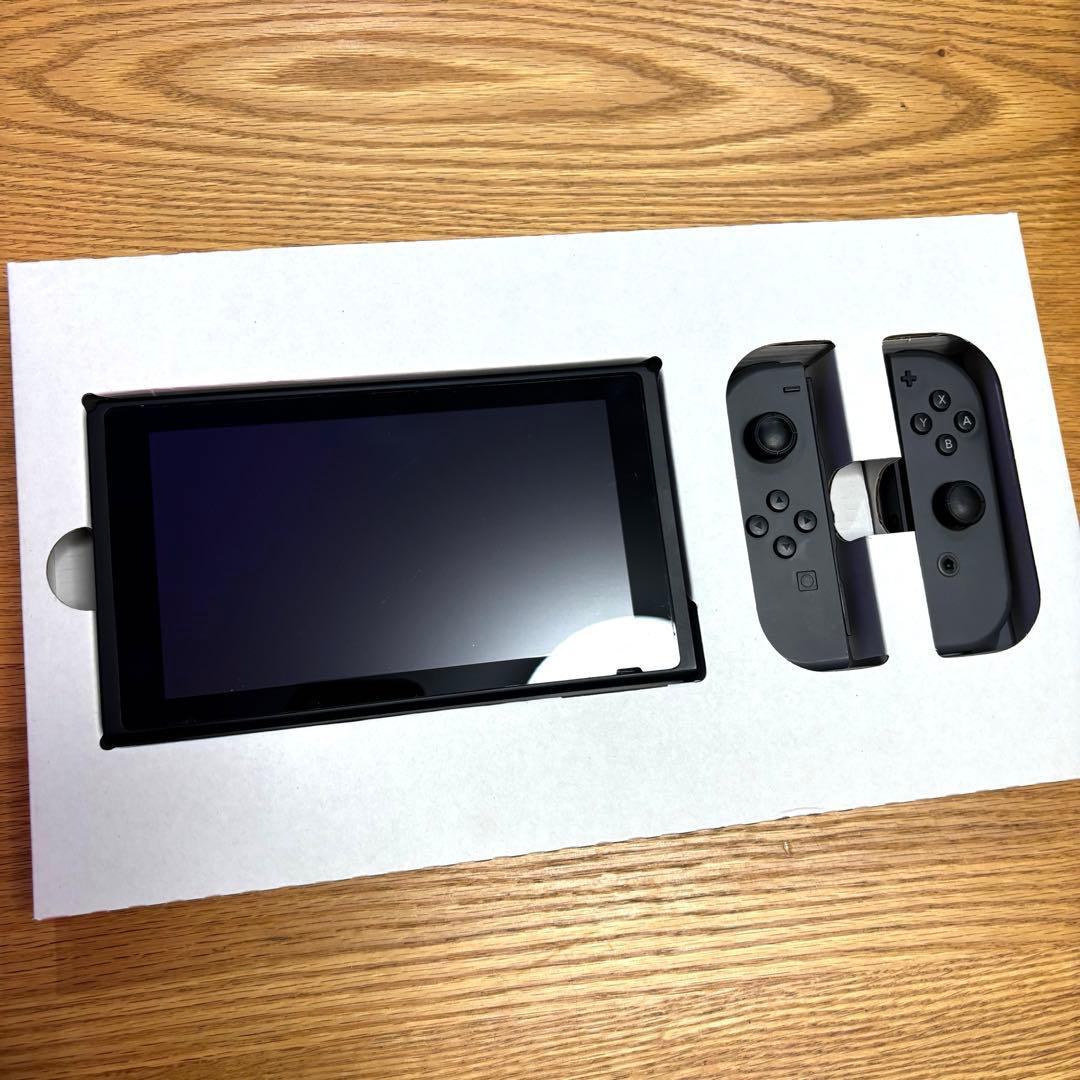 ジャンク】Nintendo Switch 本体 グレー Joy-Con付き - メルカリ