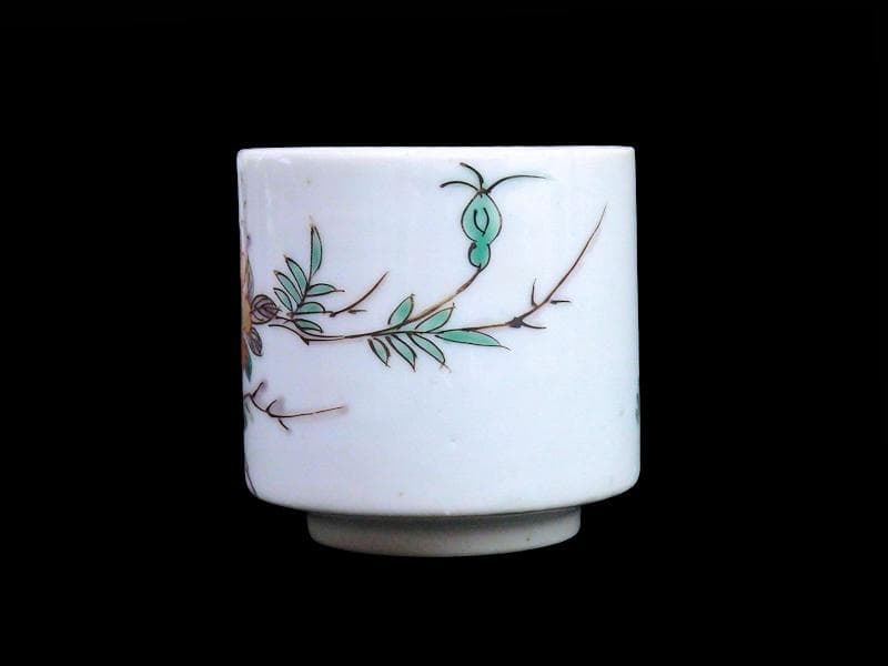 古伊万里 色絵 牡丹の図 猪口 のぞき C099AS-fbub - メルカリ