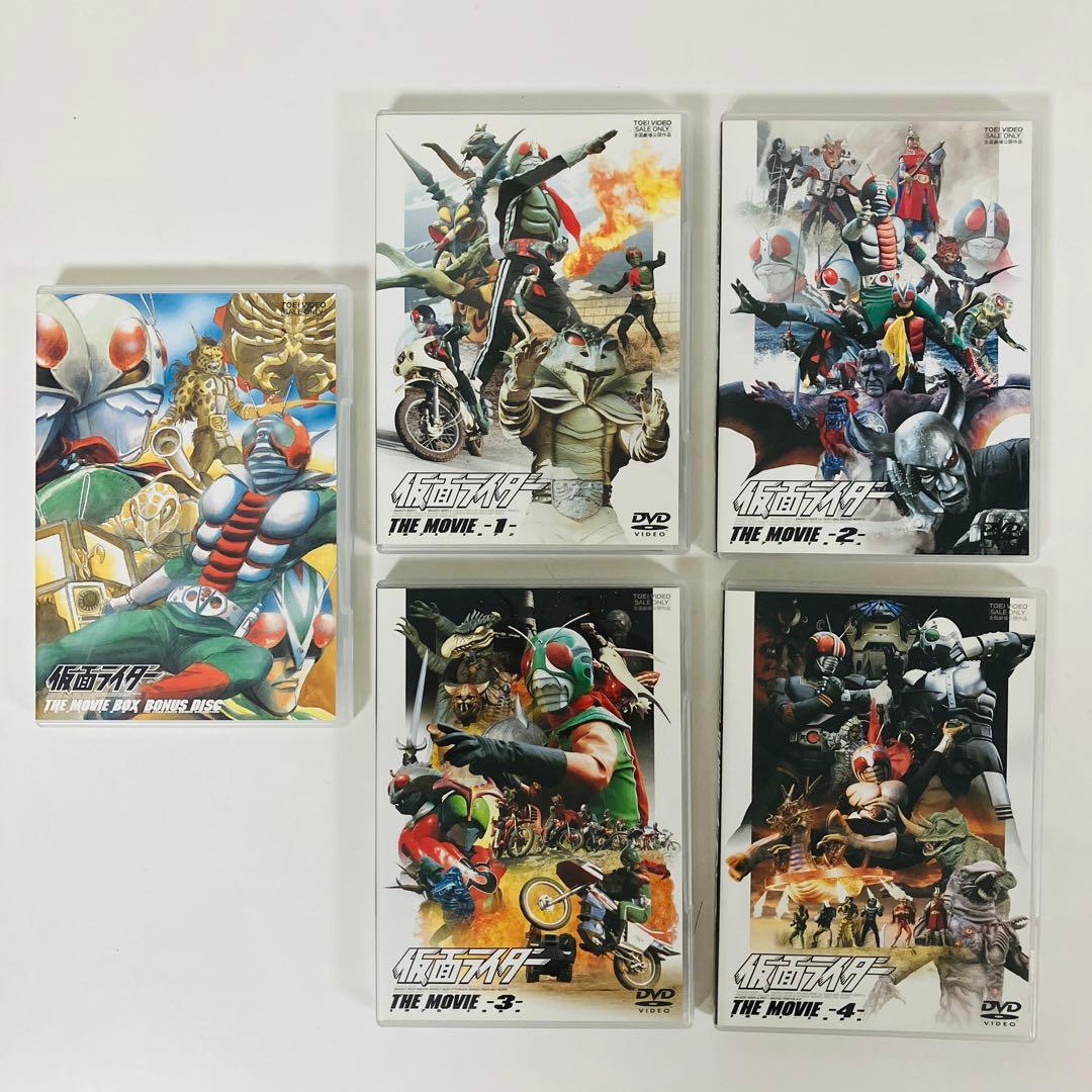 仮面ライダー THE MOVIE BOX 初回限定生産 4枚組 DVD - メルカリ