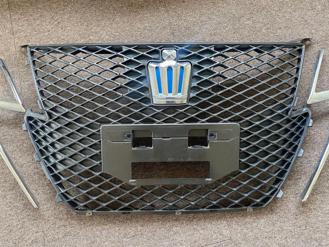 フロントグリル 青い王冠エンブレム フロントグリル 青い王冠エンブレム カラー エンブレム 送料無料 18系