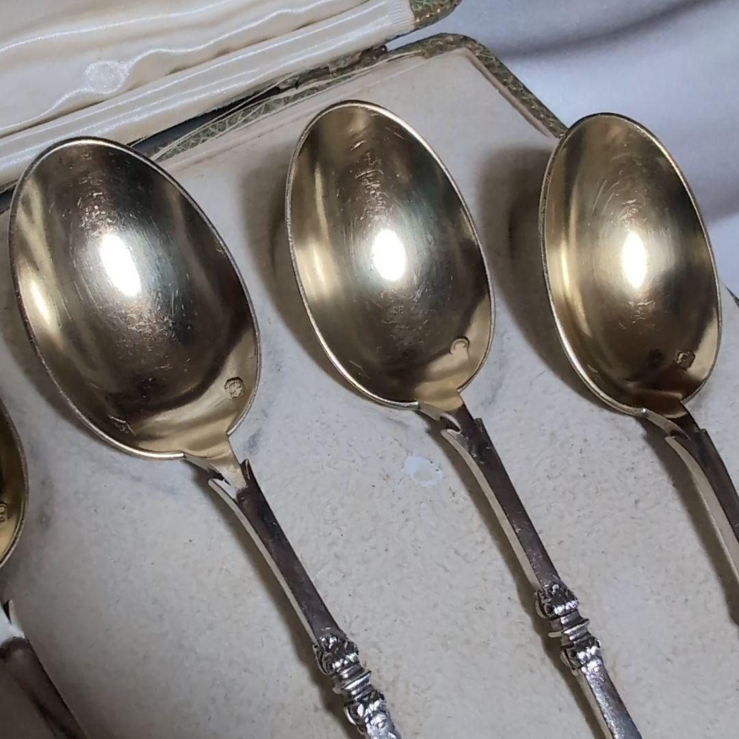 希少♪】 カルディヤック スプーン 6本セット ルネサンス 純銀