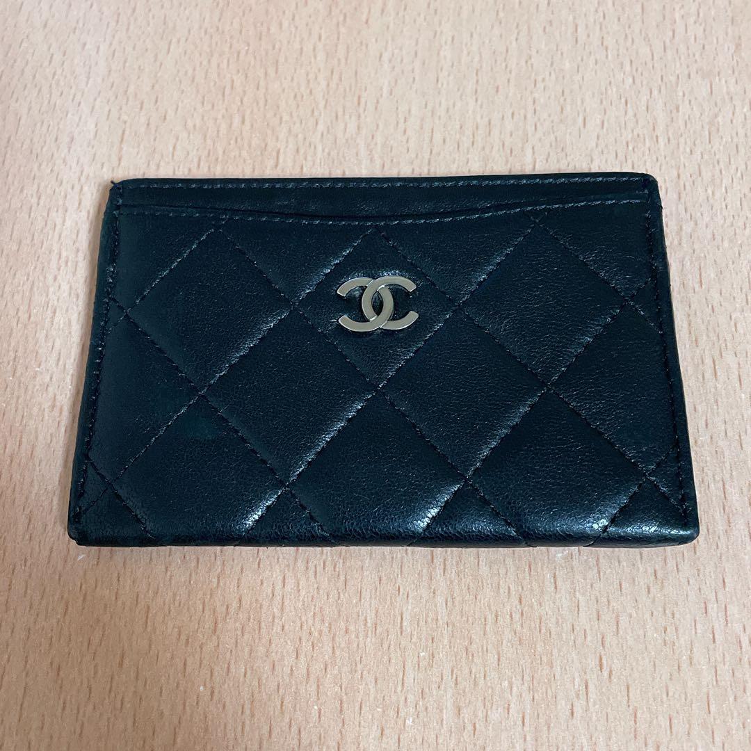 シャネル CHANEL 名刺入れ used 楽天市場】CHANEL シャネル 名刺入れブラックキャビアスキン カード