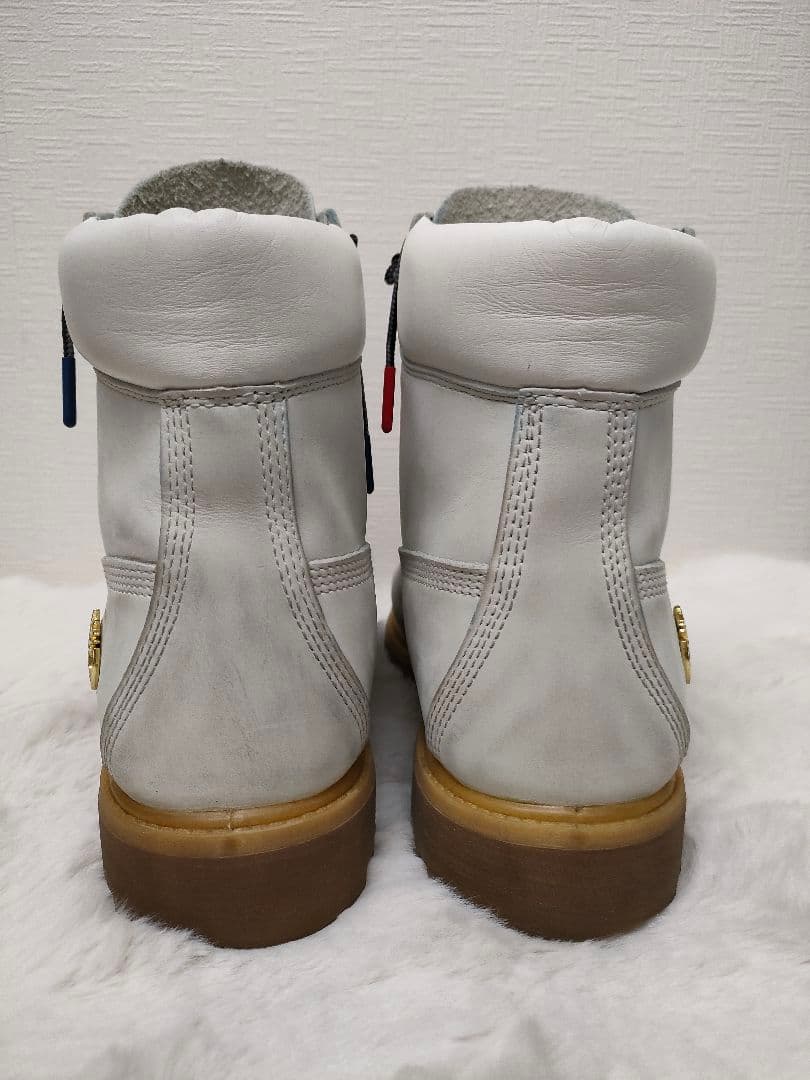 Timberland ティンバーランド プレミアムブーツ ホワイトヌバック 美品