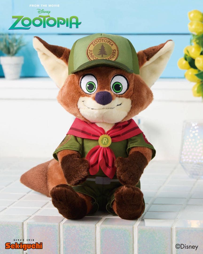限定品】ぬいぐるみ ニック ジュニアレンジャー ズートピア - メルカリ