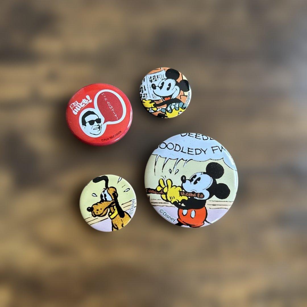 ディズニー Disney プルート 缶バッチ 缶バ