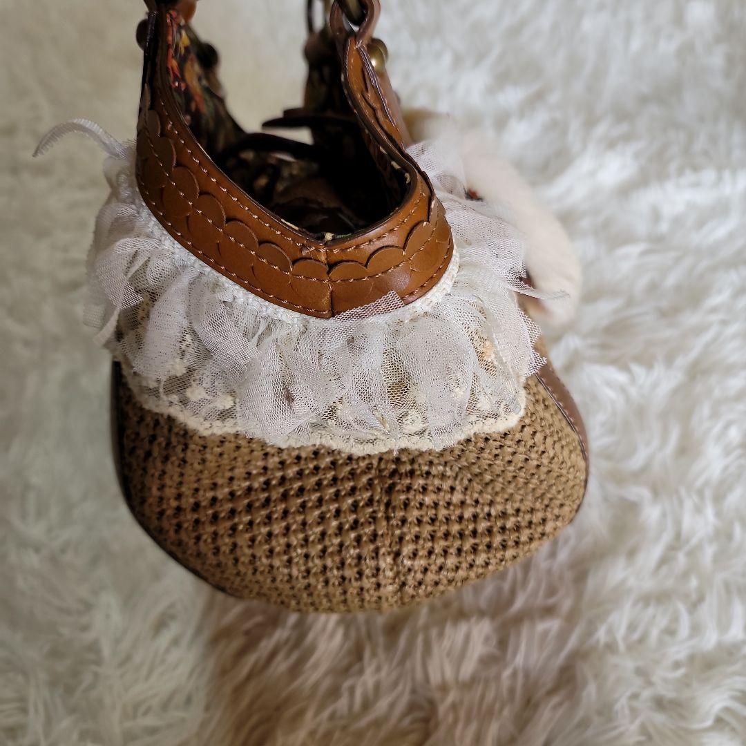 00s fairy grunge bag y2k レース ファー 異素材 - メルカリ