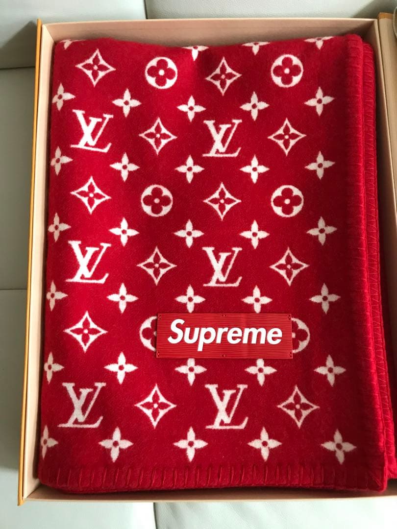 超希少品】Louis Vuitton×supreme ブランケット 新品未使用 - メルカリ