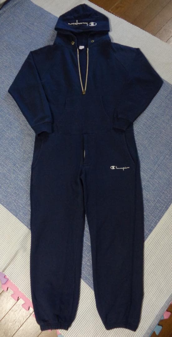 チャンピオン×nanamicaナナミカ/オールインワン/スウェット/ネイビー