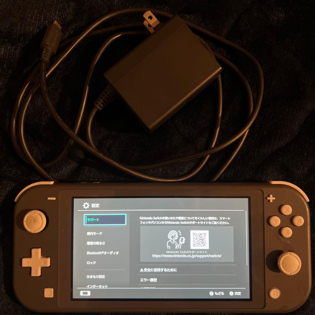 ジャンク】Nintendo Switch Lite 本体&専用充電器 - メルカリ
