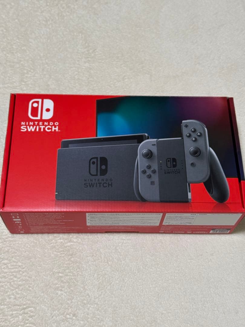 【極美品】NintendoSwitch本体 グレー バッテリー強化版 Nintendo Switch ニンテンドースイッチ 本体 Switch (L)/(R)グレー