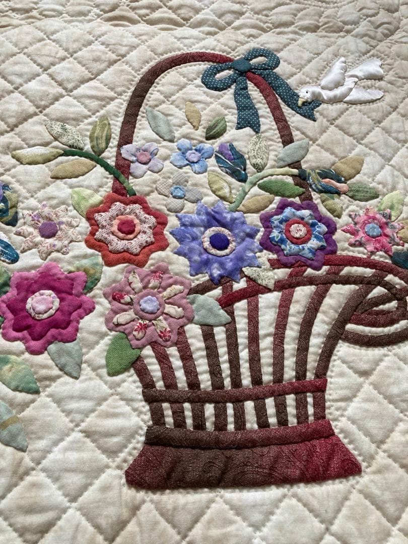 パッチワークキルト タペストリー ボルチモアキルト アップリケ